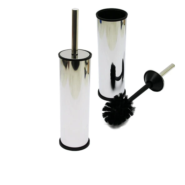 MİKRO-1  EKO METAL  KLOZET WC FIRÇA SETİ DÜZ KAPAK GO53/00663 ürün görseli 1