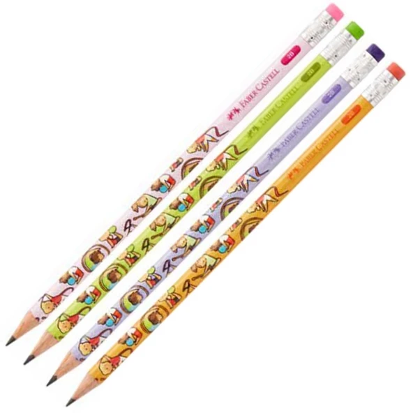 Faber-Castell Kurşun Kalem Silgili Jimnastik 2B ürün görseli 1