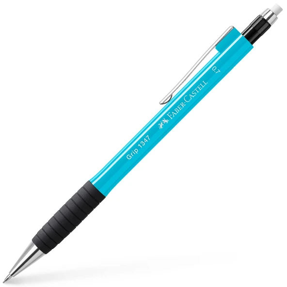 Faber-Castell Versatil Kalem Grip 1347 2022 0.7 MM Pastel Mavi ürün görseli 1