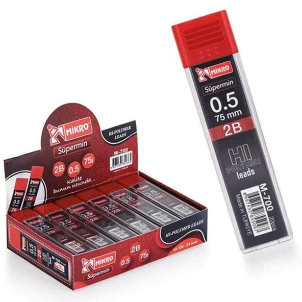 Mikro Kalem Ucu (Min) 75 MM 2B 0.5 MM M-700 ürün görseli 1