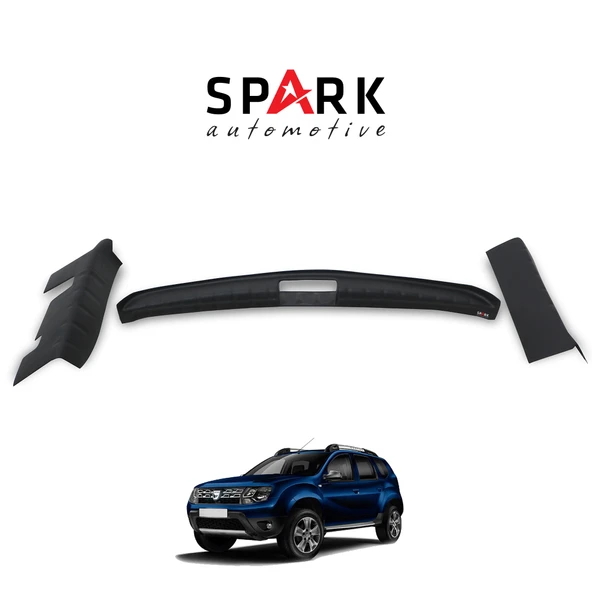 Dacia Duster 2010-2017 Yıl Aralığı Uyumlu Bagaj Koruma Eşiği 3 Parça ürün görseli 1