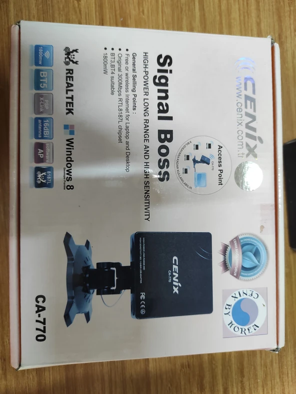 CENİX CA-770 ACCESS POİNT USB WİFİ UZUN MENZİL ürün görseli 1