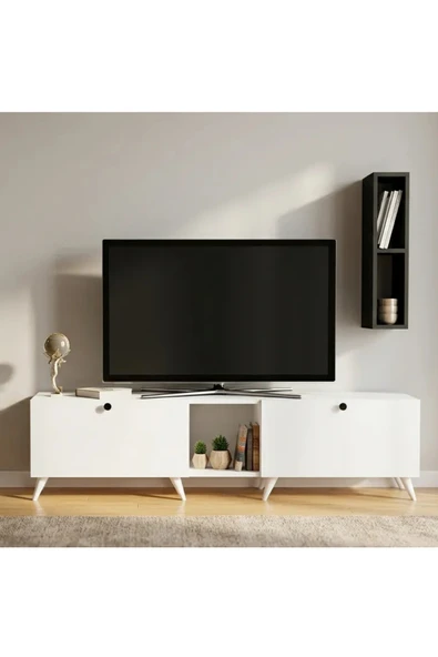 Projemob MİRAMOB MODERN TV ÜNİTESİ-KİTAPLIK-DUVAR RAFI ürün görseli 1