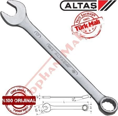 Altaş 20 mm Kombine Anahtar ürün görseli 1