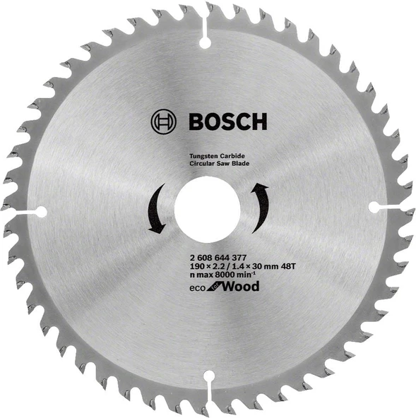 Bosch - Ekonomik Seri 190*30 mm 48 Diş 10'lu  Daire Testere Bıçağı ürün görseli 1