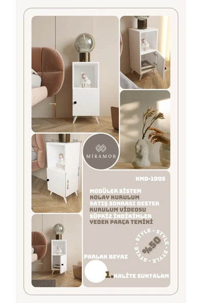 Projemob MİRAMOB KİTAPLIK BAŞUCU ORGANİZER - Resim 6