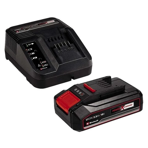 Einhell Power X Change Şarj Cihazı ve Akü 18V 2.5Ah ürün görseli 1