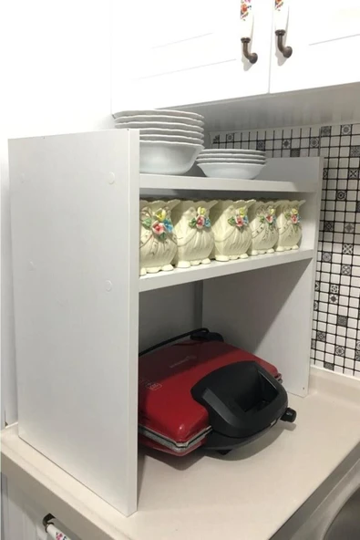 Projemob LineaBox Çok Amaçlı Suntalam Mutfak Tezgah Üstü Mikrodalga Raf Ünitesi ürün görseli 1