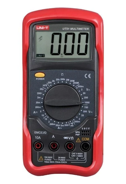 UNI-T UT51 DİJİTAL MULTİMETRE ürün görseli 1