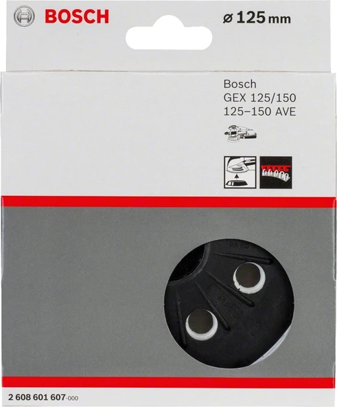 Bosch - 125 mm Zımpara Tabanı Orta Sertlikte (GEX) - Resim 2