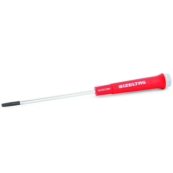 İzeltaş 4500 Elektronikçi Tip Düz Uçlu Klemens Tornavida 4x150mm ürün görseli 1