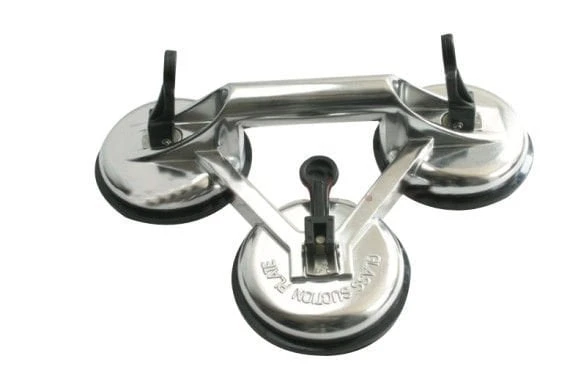 Eltu 60313 Cam Vantuzu Üçlü  Alüminyum 115mm ürün görseli 1