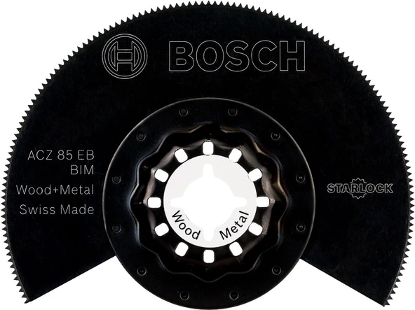 Bosch - Starlock - ACZ 85 EB - BIM Ahşap ve Metal İçin Segman Testere Bıçağı, Bombeli 10'lu ürün görseli 1