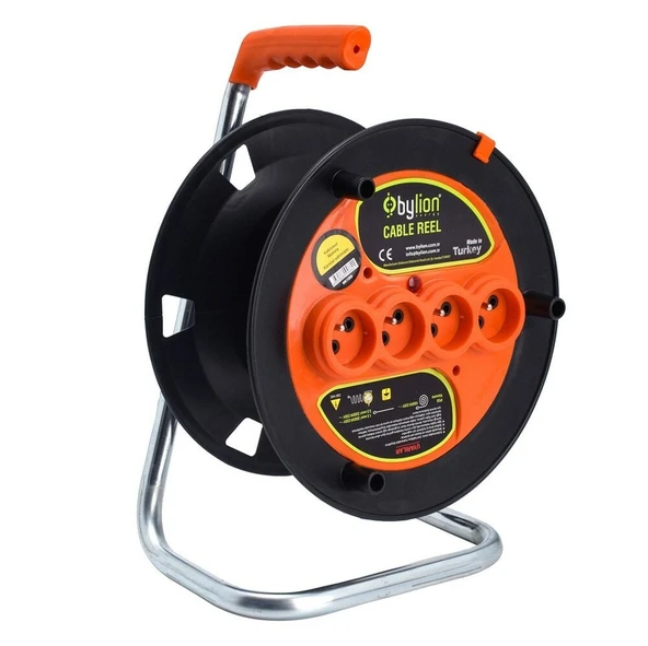 Bylion MK4025 4 Soketli 3x2.5mm 40 Metre Makaralı Kablo ürün görseli 1