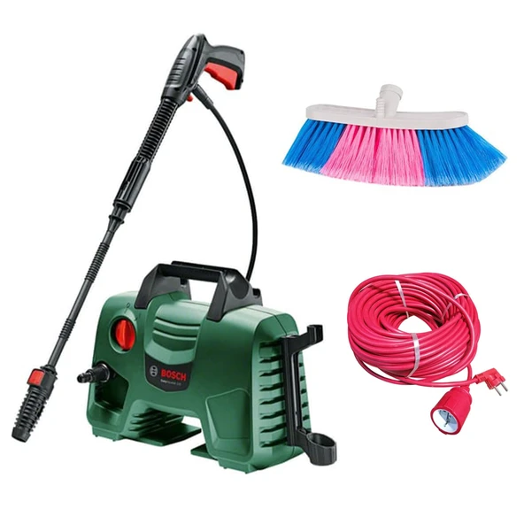 Bosch EasyAquatak 110 Basınçlı Yıkama + Evakat 3*2,5 Uzatma Kablosu 10mt + Oto Fırçası ürün görseli 1
