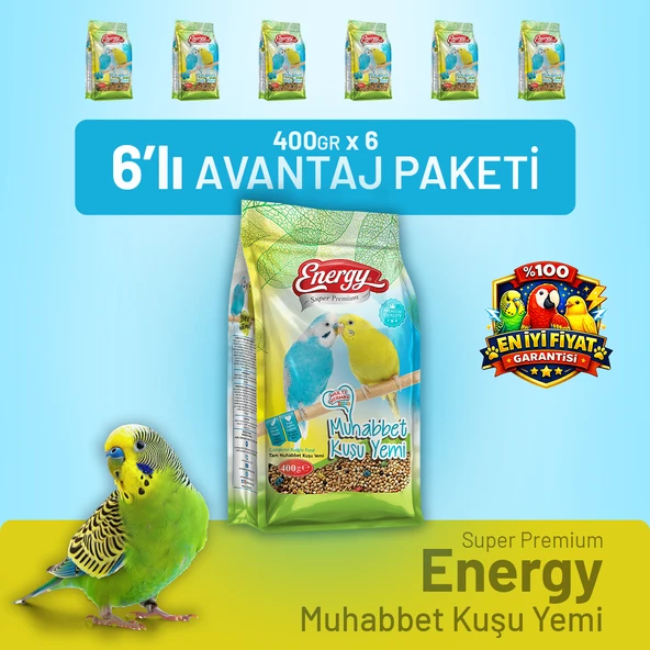 Muhabbet Kuşu Yemi 400 g - 6 Adet ürün görseli 1
