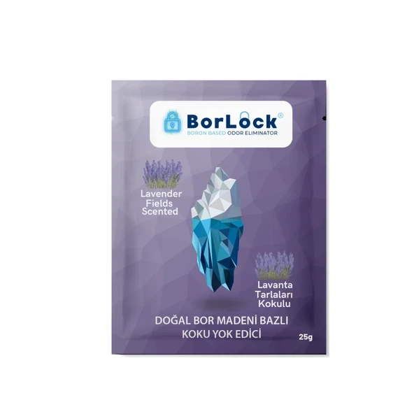 BorLock Lavanta Tarlaları Kokulu Koku Giderici 25g x 15 Adet ürün görseli 1