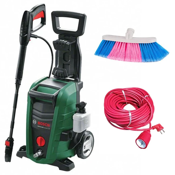 Bosch Universal Aquatak 135 Basınçlı Yıkama Makinesi + Evakat 3*2,5 Uzatma Kablosu 10mt + Oto Fırçası ürün görseli 1
