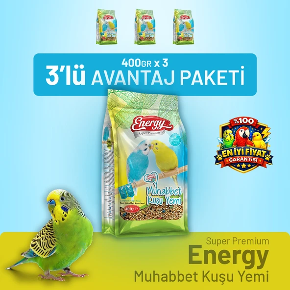 Muhabbet Kuşu Yemi 400 g - 3 Adet ürün görseli 1