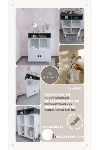 Projemob MİRAMOB ÇOK AMAÇLI DOLAP - Resim 6