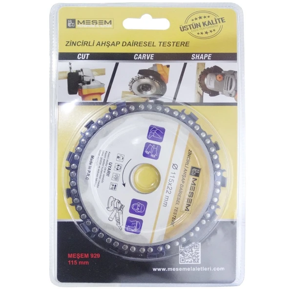 Meşem 929 Ahşap Oyma ve Kesme Diski 115mm ürün görseli 1