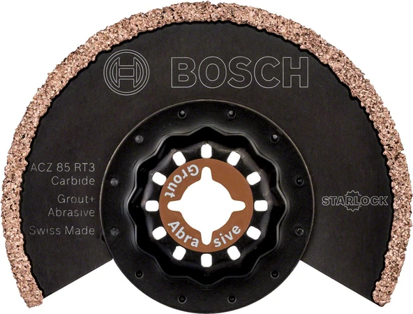 Bosch - Starlock - ACZ 85 RT3 - Carbide RIFF Zımpara Uçlu Segman Testere Bıçağı 30 Kum Kalınlığı 10'lu ürün görseli 1