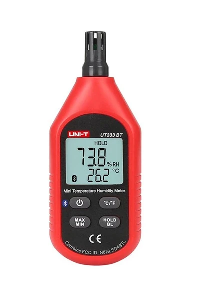 Uni-T UT333BT Bluetooth Mini Sıcaklık Nem Ölçer ürün görseli 1