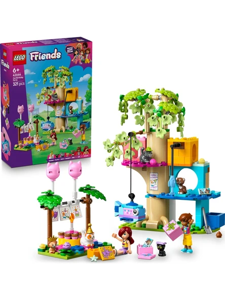 Lego 42666 Friends Kedi Doğum Günü Partisi ve Ağaç Ev ürün görseli 1