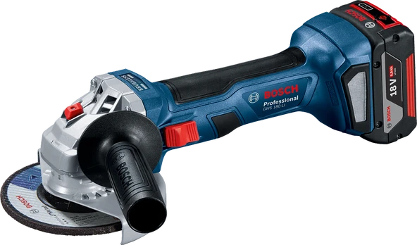 Bosch Professional GWS 180-LI Akülü Taşlama Makinesi ürün görseli 1