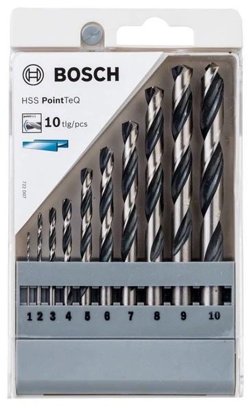 Bosch - PointTeQ Matkap Ucu 10parça Set - Resim 2
