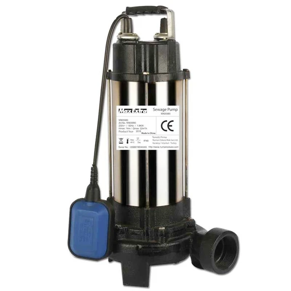 Max-Extra MX05980 Dalğıç Pompa 2.5Hp 2'' - Kirli Su Parçalıyıcı Bıçaklı ürün görseli 1