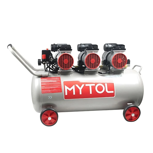 MyTol EWS100 Sessiz Kompresör 100 Litre 3Hp ürün görseli 1