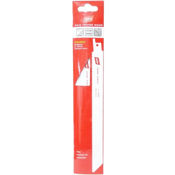 KniSaw KS44002 Panter Testere Bıçağı 225mm 5 Parça - Çivili Ahşap ürün görseli 1