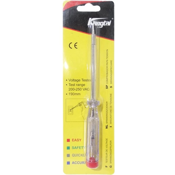 Kangtai 6875 Elektrik Kontrol Kalemi Düz 190mm ürün görseli 1