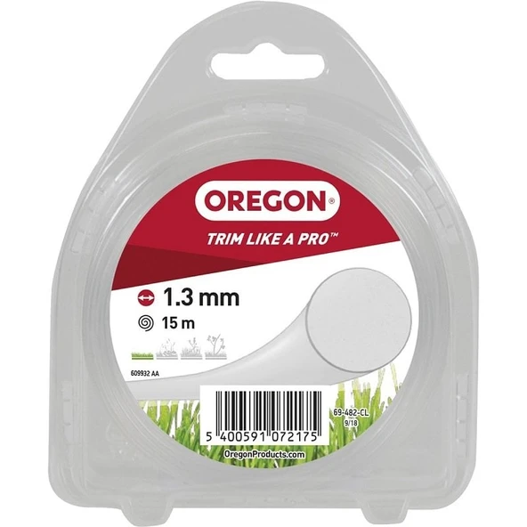 Oregon 69-482-CL Misina 1.3mm 15 Metre Beyaz Yuvarlak ürün görseli 1
