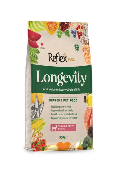 Plus Longevity Çok Küçük Irk Yavru Köpek Maması 990gr ürün görseli 1
