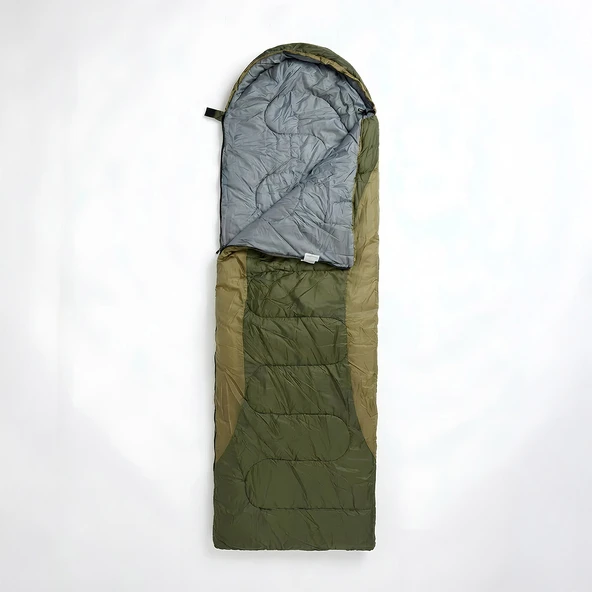 FreeCamp Traveller Envelope Uyku Tulumu-YEŞİL - Resim 2