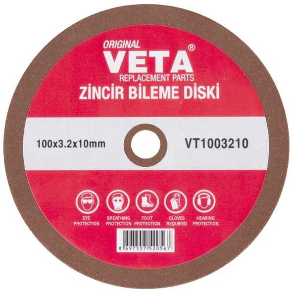 Veta VT1003210 Zincir Bileme Diski 100x3.2x10mm - ZB85 ürün görseli 1