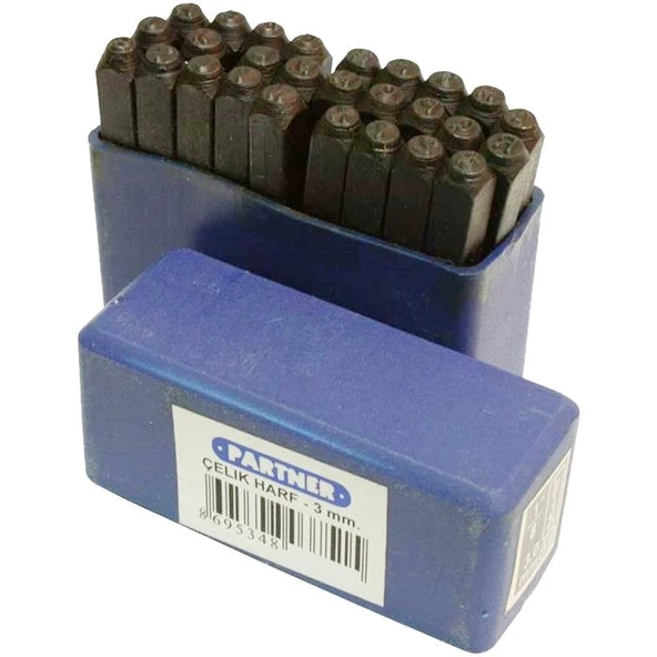 Partner PT21215 Çelik Harf 27 Parça 5mm ürün görseli 1