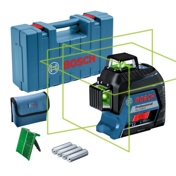 Bosch GLL 3-80 G Çizgi Lazer ürün görseli 1
