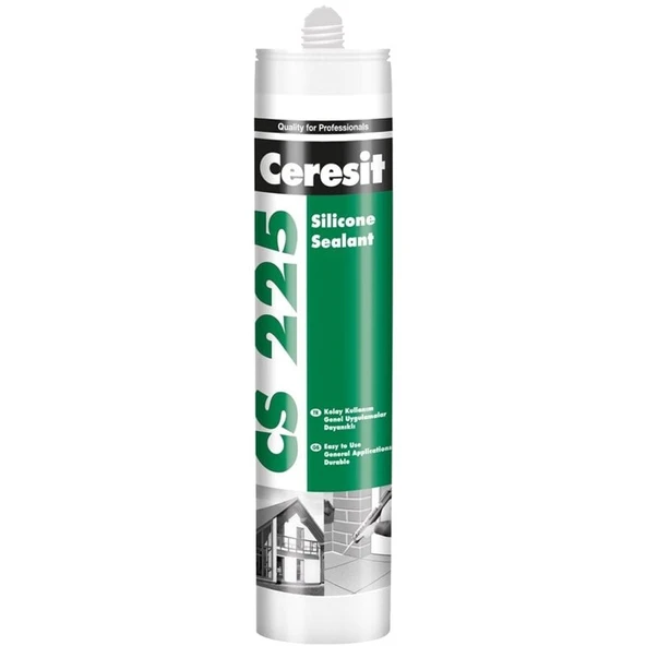 Henkel Ceresit CS225 Silikon 280ml - Beyaz ürün görseli 1