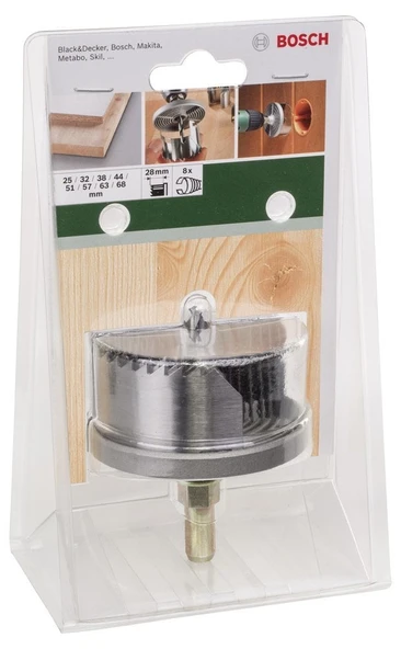 Bosch - 8 Parça Delik Açma Testeresi Seti (28 mm) - Resim 2