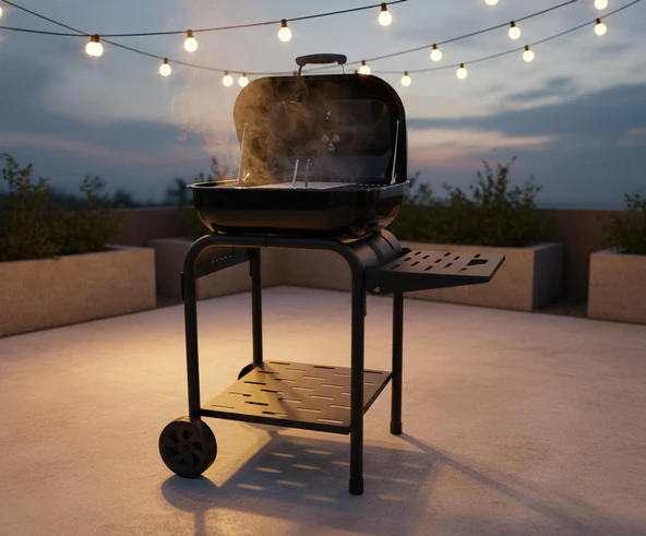 GARDEN BARBEKU (SIYAH) - Resim 2