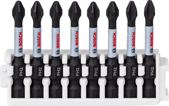 Bosch - Impact Control Serisi Vidalama Ucu 8'li PH2 *50mm - Resim 2