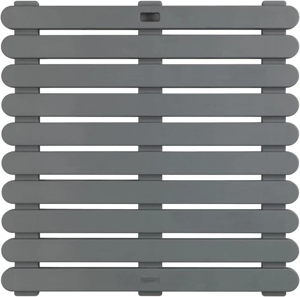 Gri, Kaymaz Duş ve Banyo Paspası 55x55 cm – Sauna ve Havuz Kullanımına Uygun ürün görseli 1