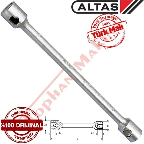 Altaş 27 Bijon Anahtarı 28x33mm ürün görseli 1