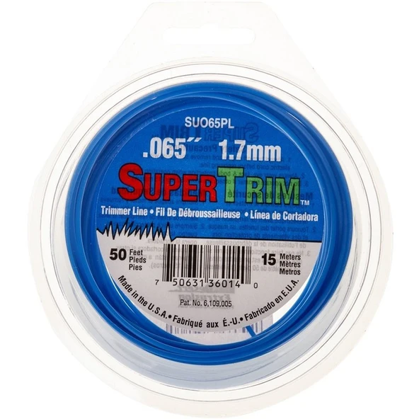 SuperTrim DX221365 Misina 1.7mm 15 Metre Mavi Yuvarlak ürün görseli 1