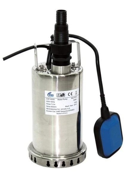 Rain Pump 550W Paslanmaz Gövdeli Temiz Su Drenaj Pompası // CSP 550S ürün görseli 1