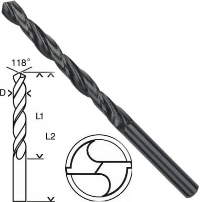 Bosch HSS-R Metal Matkap Uç 9.5x81x125mm ürün görseli 1