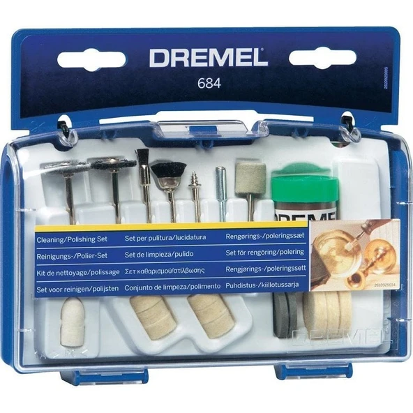 Dremel 684 Temizleme ve Parlatma Aksesuar Seti ürün görseli 1